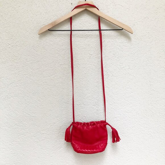 Authentic Vintage Bottega Veneta Woven Small Drawstring Mini Bucket Bag Purse - Picture 1 of 8